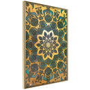 Poster - Oriental Glow  - goud