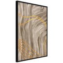 Poster - Golden Path  - zwart