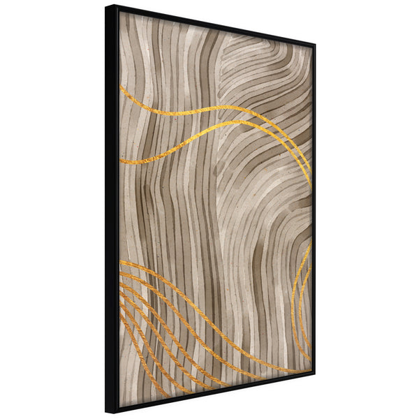 Poster - Golden Path  - zwart