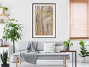 Poster - Golden Path  - zwart passepartout