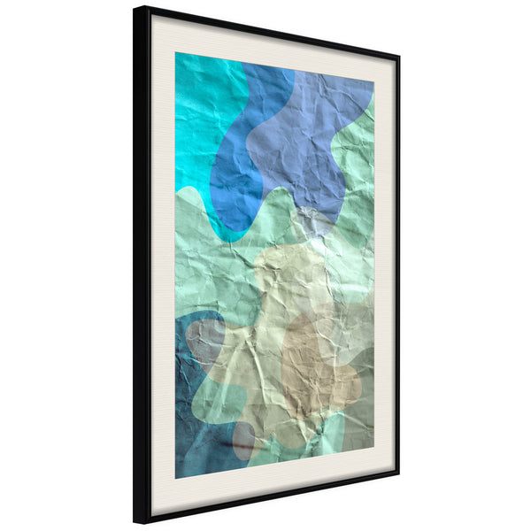 Poster - Colour Your Own Mandala III  - zwart passepartout