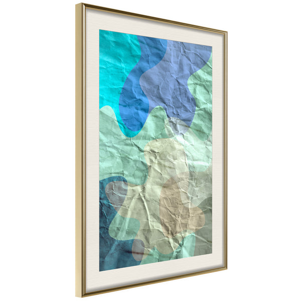 Poster - Colour Your Own Mandala III  - goud passepartout