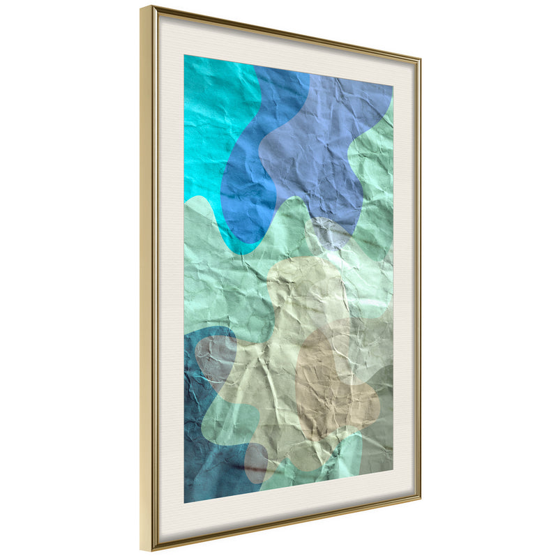 Poster - Colour Your Own Mandala III  - goud passepartout