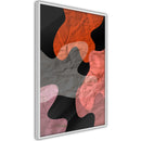 Poster - Colourful Camouflage (Orange)  - wit
