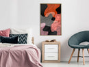 Poster - Colourful Camouflage (Orange)  - goud