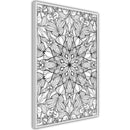 Poster - Colourless Mandala  - wit