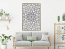 Poster - Colourless Mandala  - goud