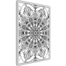 Poster - Colour Your Own Mandala I  - wit
