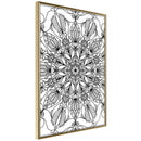 Poster - Colour Your Own Mandala I  - goud
