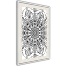 Poster - Colour Your Own Mandala I  - wit passepartout