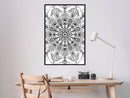 Poster - Colour Your Own Mandala I  - zwart