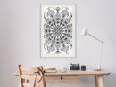 Poster - Colour Your Own Mandala I  - wit passepartout
