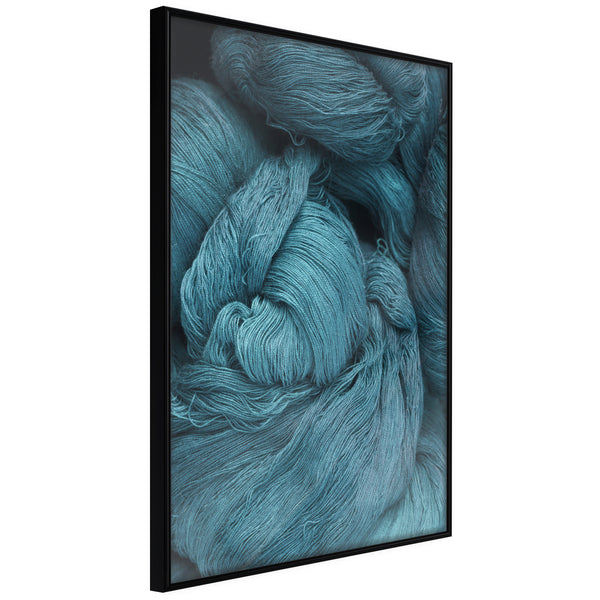 Poster - Blue Skein  - zwart