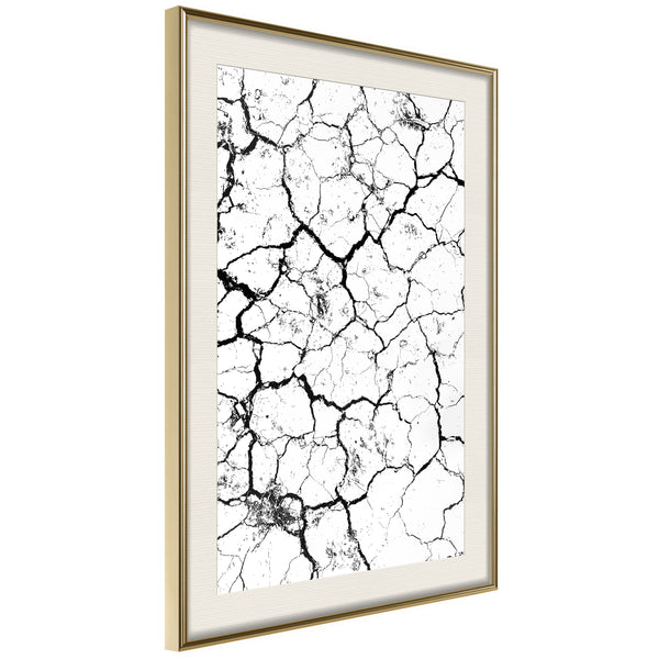 Poster - Drought  - goud passepartout