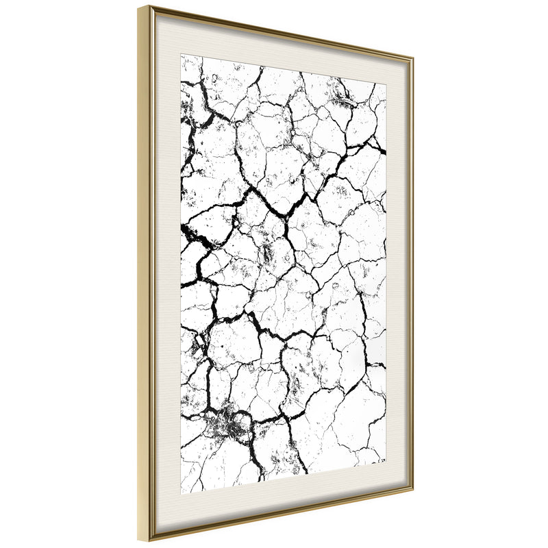 Poster - Drought  - goud passepartout