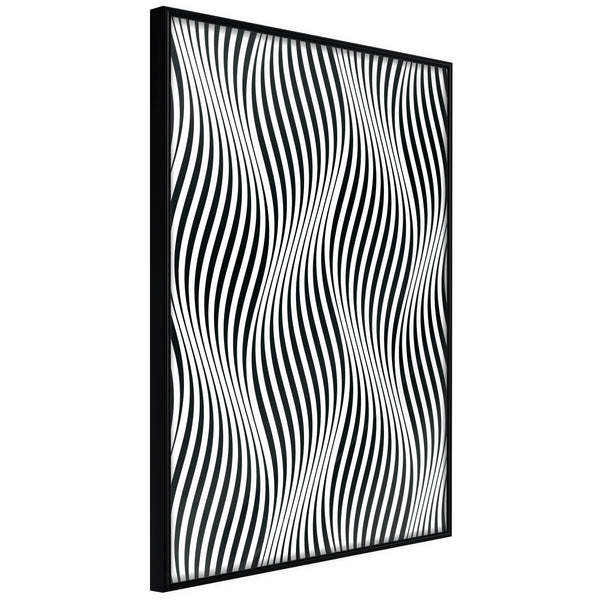 Poster - Illusion of Movement  - zwart