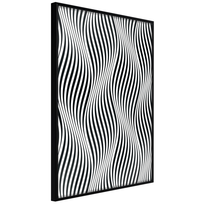 Poster - Illusion of Movement  - zwart