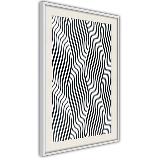 Poster - Illusion of Movement  - wit passepartout