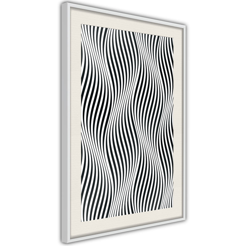 Poster - Illusion of Movement  - wit passepartout