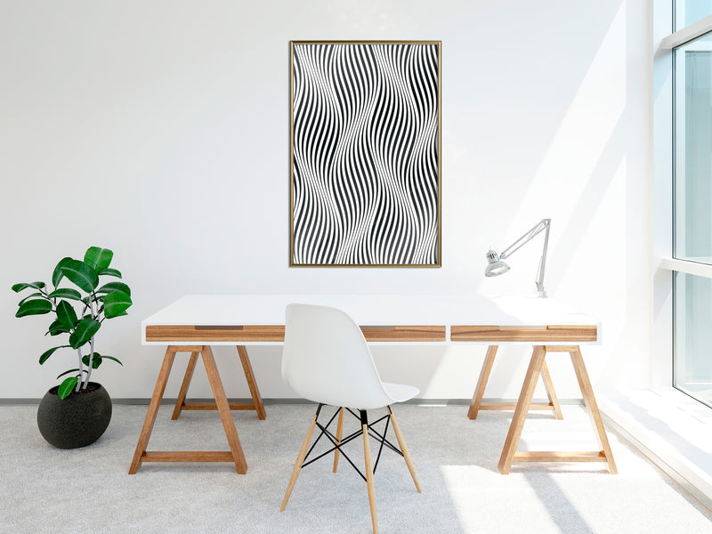 Poster - Illusion of Movement  - goud