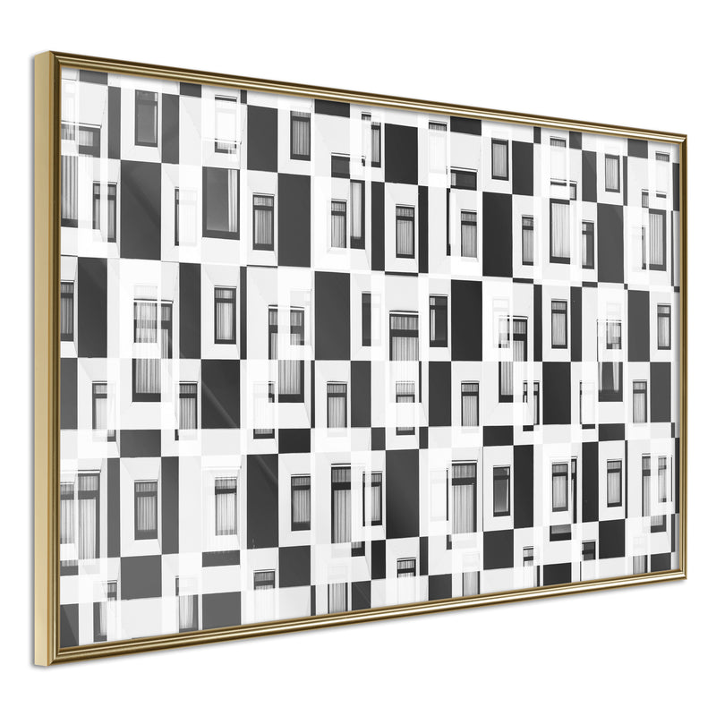 Poster - Modern Public Housing  - goud