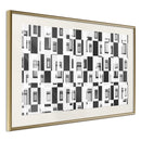 Poster - Modern Public Housing  - goud passepartout