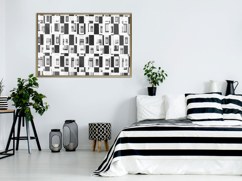 Poster - Modern Public Housing  - goud