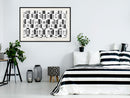 Poster - Modern Public Housing  - zwart passepartout