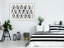 Poster - Modern Public Housing  - wit passepartout