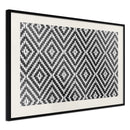 Poster - Moving Pattern  - zwart passepartout