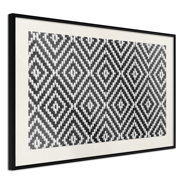 Poster - Moving Pattern  - zwart passepartout