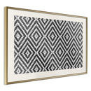 Poster - Moving Pattern  - goud passepartout