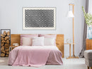 Poster - Moving Pattern  - wit passepartout