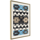 Poster - Tribal Patterns  - goud passepartout