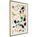 Poster - Terrazzo Close-Up  - goud passepartout