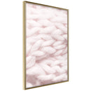 Poster - Pale Pink Knit  - goud