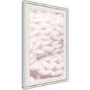 Poster - Pale Pink Knit  - wit passepartout