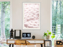 Poster - Pale Pink Knit  - wit passepartout