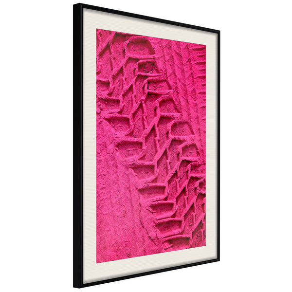 Poster - Amaranth Sand  - zwart passepartout