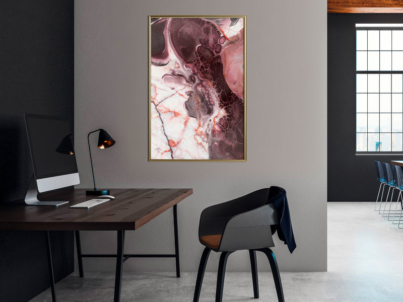 Poster - Beauty Enchanted in Marble  - goud