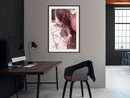 Poster - Beauty Enchanted in Marble  - zwart passepartout