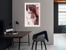 Poster - Beauty Enchanted in Marble  - wit passepartout