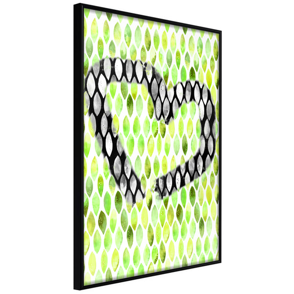 Poster - I Love Limes  - zwart