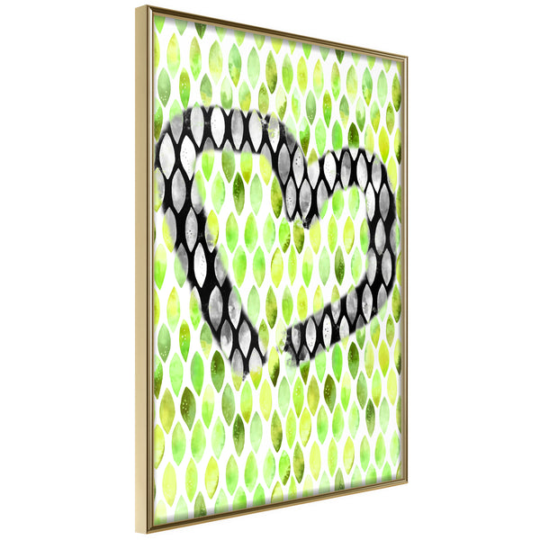 Poster - I Love Limes  - goud