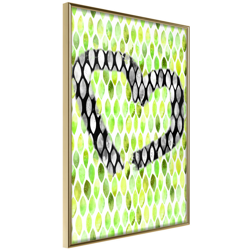 Poster - I Love Limes  - goud