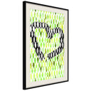 Poster - I Love Limes  - zwart passepartout