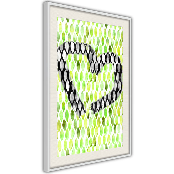 Poster - I Love Limes  - wit passepartout