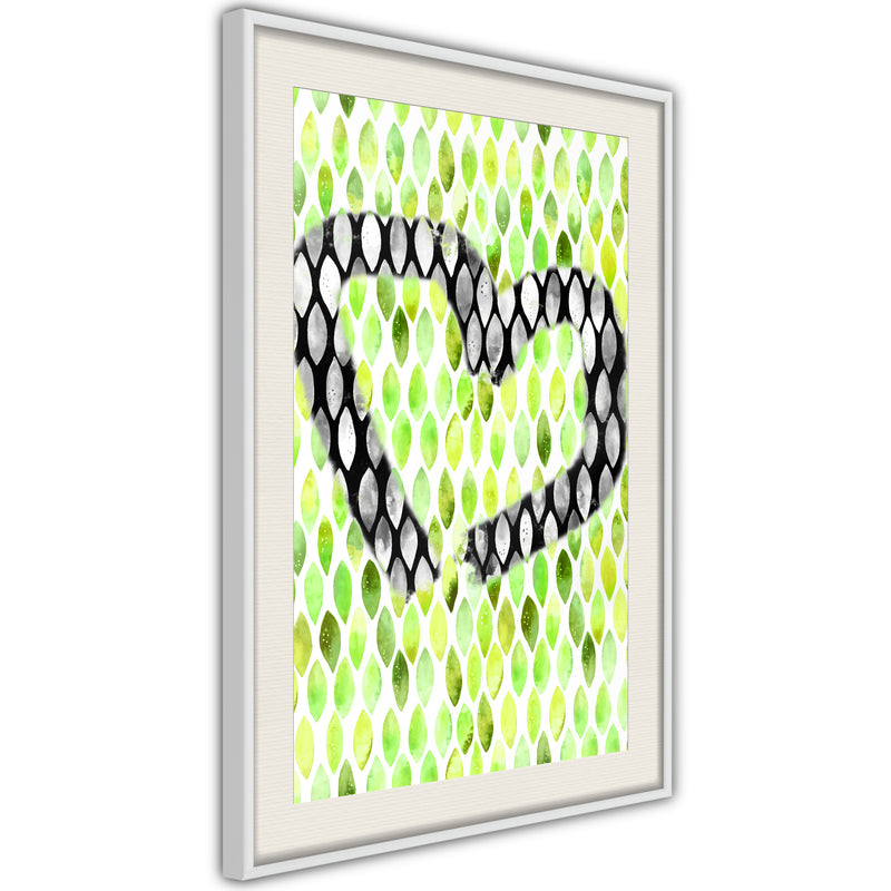 Poster - I Love Limes  - wit passepartout