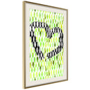 Poster - I Love Limes  - goud passepartout