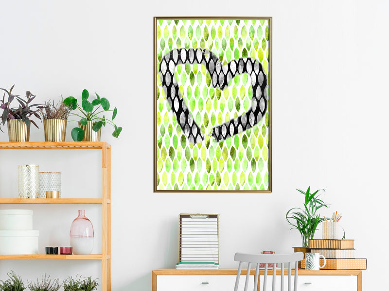 Poster - I Love Limes  - goud